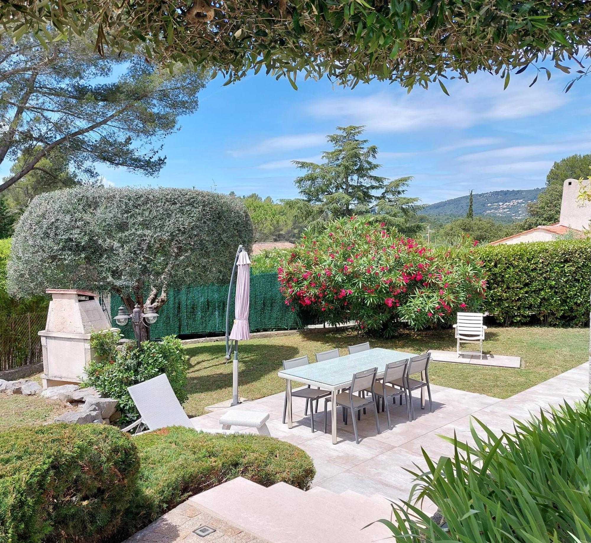 Gite Les Pins Climatise Piscine Chauffee Jardin Peymeinade Buitenkant foto